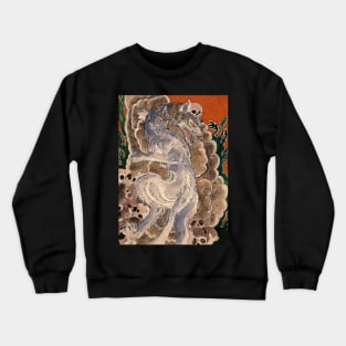 Irezumi Wolf Crewneck Sweatshirt